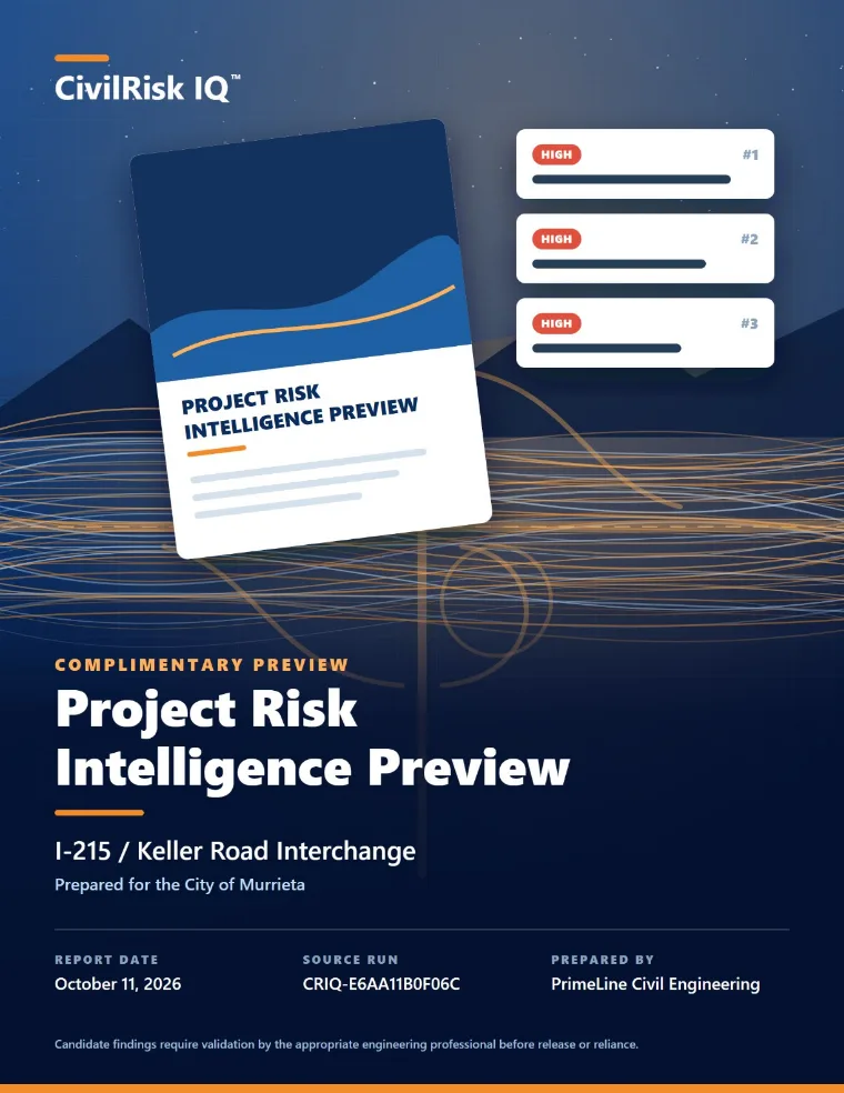 Project Risk Intelligence Preview cover